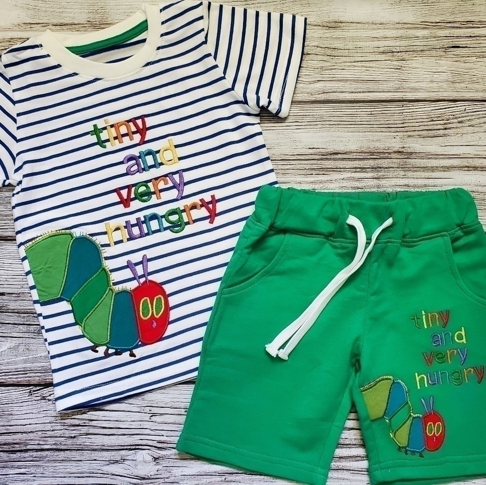 Very Hungry Caterpillar Birthday Outfit Smash Cake Photo Prop Strawberry Picking